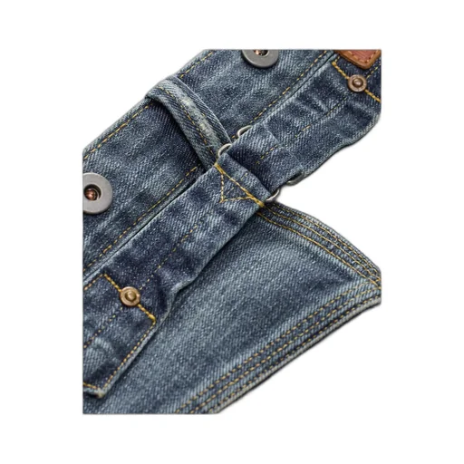 Distressed Straight-Leg Jeans