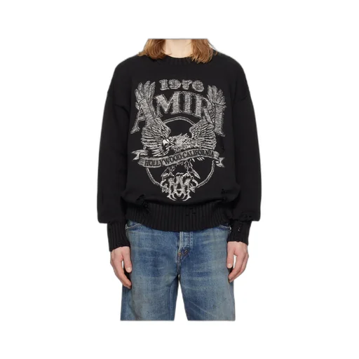 Amiri Eagle Crew Neck Sweater