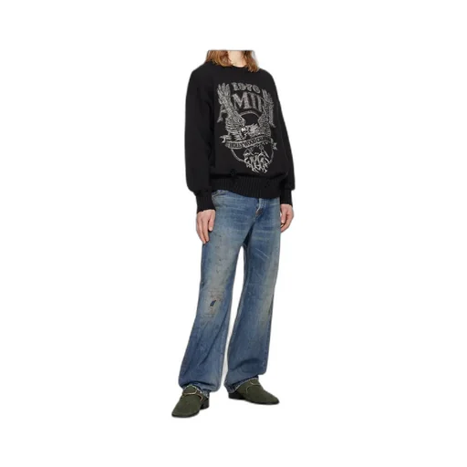 Amiri Eagle Crew Neck Sweater