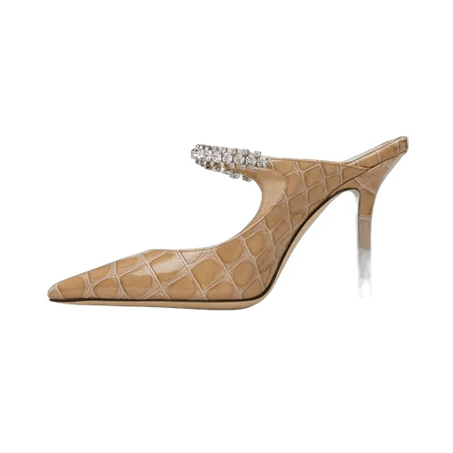 Bing 100 High-Heeled Mules