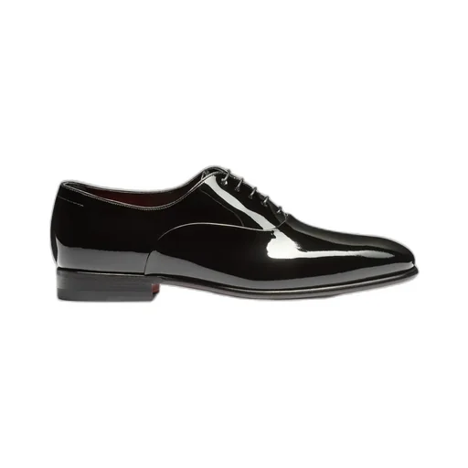 Santoni Almond Toe Oxford Shoes