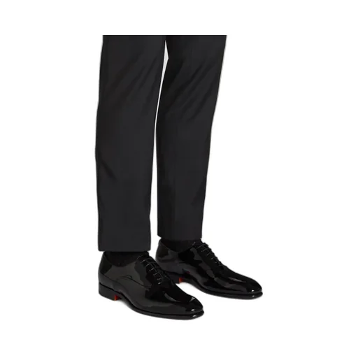 Santoni Almond Toe Oxford Shoes