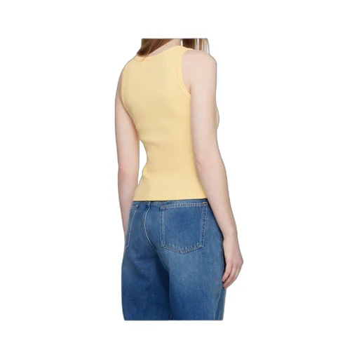 Ribbed Crew Neck Vest
