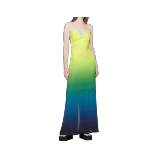 Casablanca Gradient Halterneck Long Dress