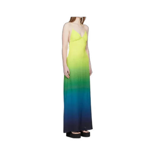 Casablanca Gradient Halterneck Long Dress