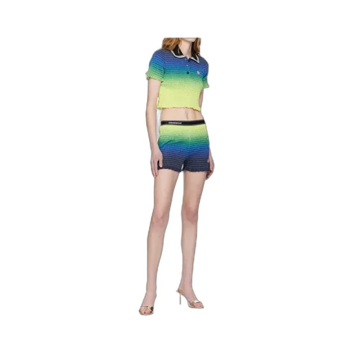Knitted Gradient Polo Shirt