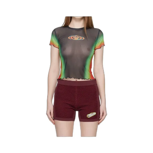 Printed Mesh T-Shirt