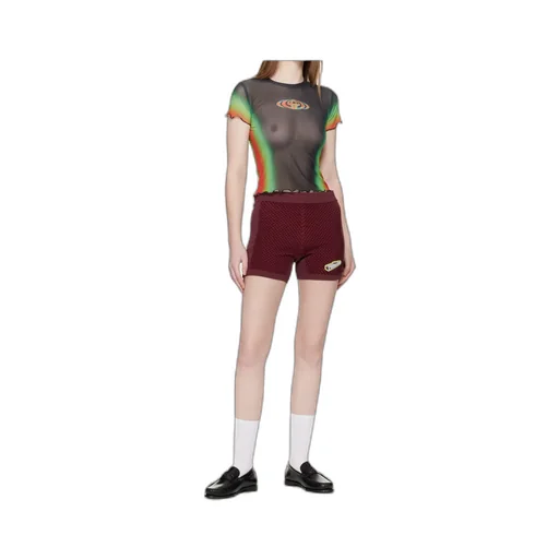 Printed Mesh T-Shirt