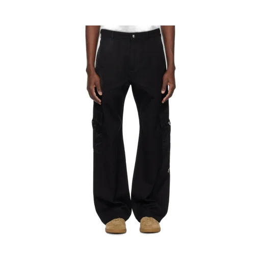 Patchwork Workwear Casual Pants