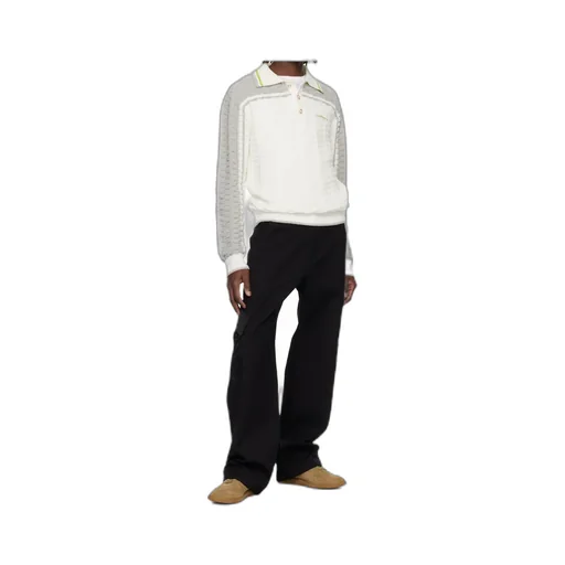 Patchwork Workwear Casual Pants