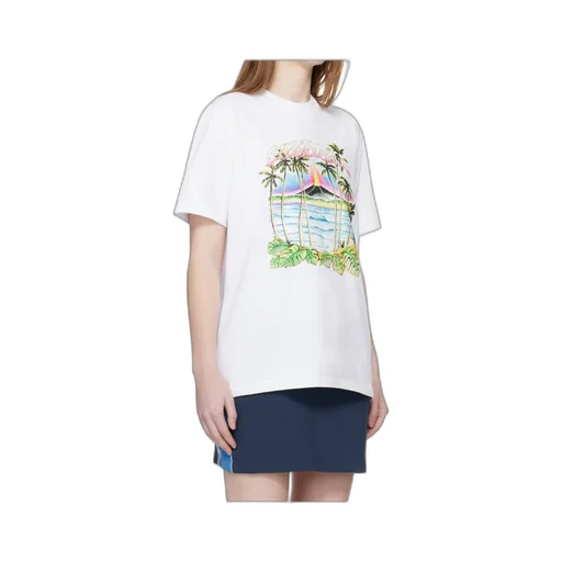 Casablanca Volcano Print T-Shirt