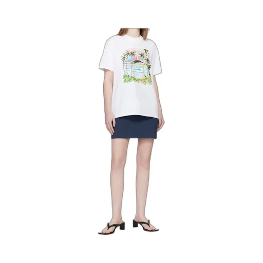 Casablanca Volcano Print T-Shirt