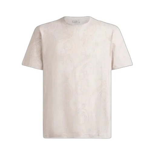 Cotton T-Shirt With Arnica Motif