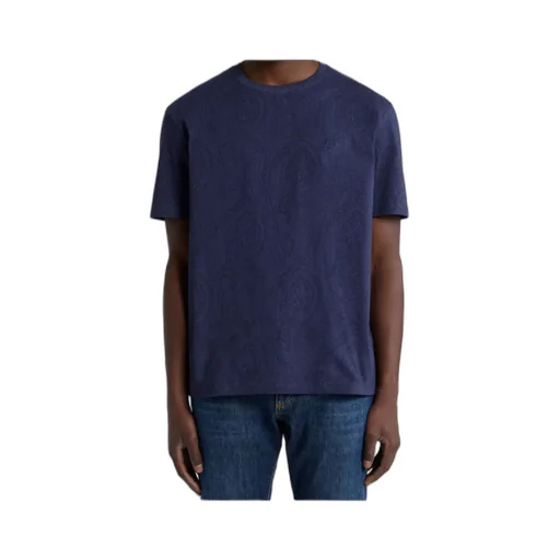 Etro Pattern-Printed Crewneck T-Shirt
