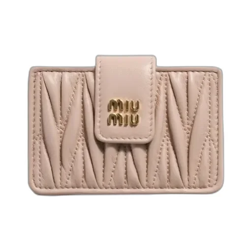 Matelassé Nappa Leather Card Holder