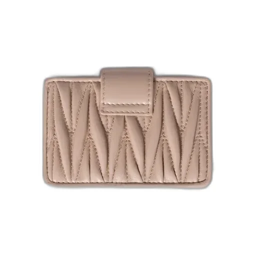 Matelassé Nappa Leather Card Holder
