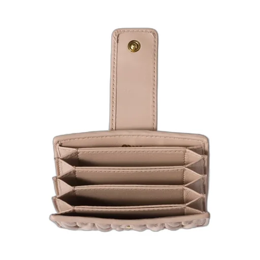 Matelassé Nappa Leather Card Holder