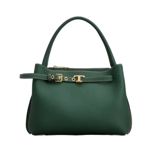 Tod's T-Plaque Belt Detail Tote Bag