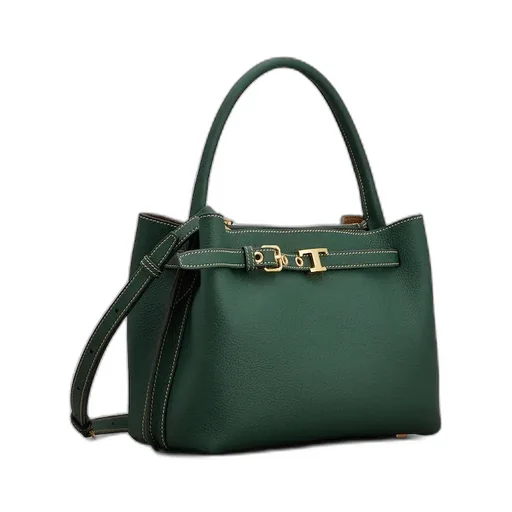 Tod's T-Plaque Belt Detail Tote Bag