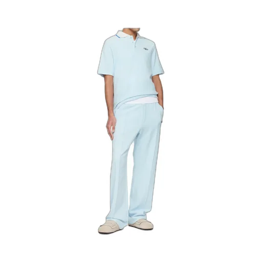 Casablanca Velour Short Sleeve Polo Shirt