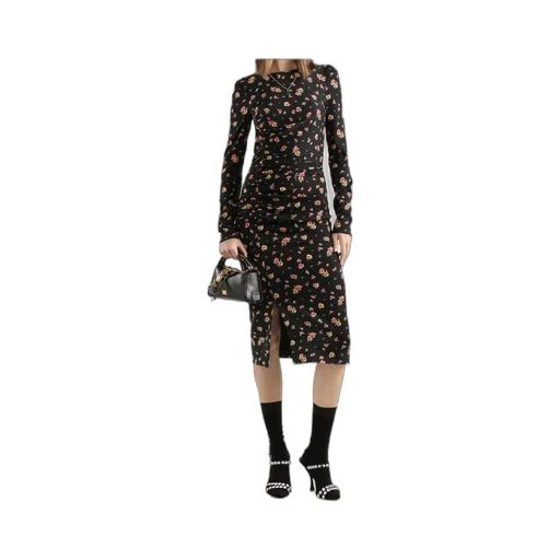 Dolce & Gabbana Allover Floral Printed Midi Dress
