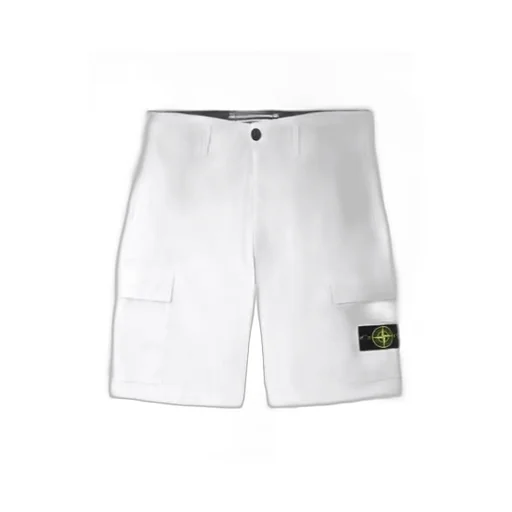 Stone Island Regular Fit Cargo Bermuda Shorts