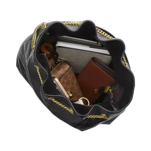 Evelyn Large Shoulder Bag With Quilting