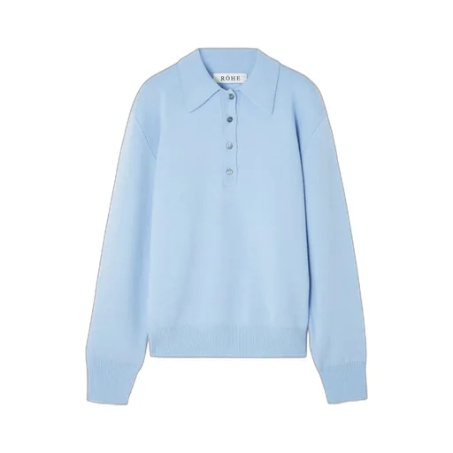 Wool And Cashmere Blend Polo Shirt