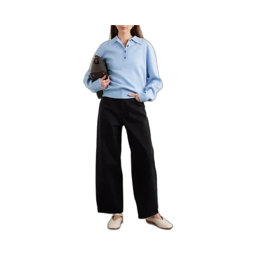 Wool And Cashmere Blend Polo Shirt
