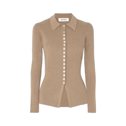 Ribbed Knit Cardigan