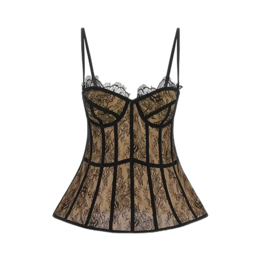 Giuseppe Di Morabito Sleeveless Lace Top