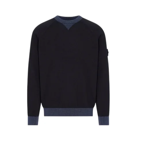Stone Island Logo Patch Crewneck Jumper
