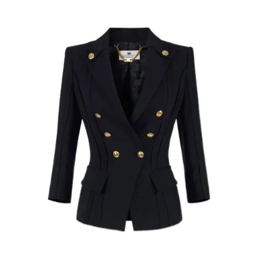 Elisabetta Franchi Double-Breasted Jacket