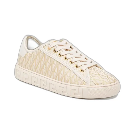 Greca-Jacquard Canvas Sneakers