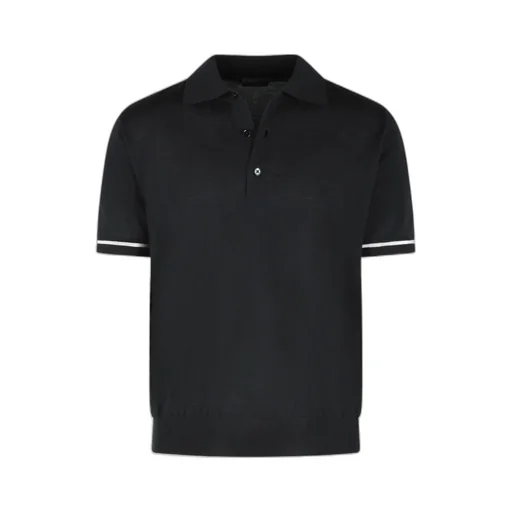 Tom Ford Short-Sleeved Knitted Polo Shirt