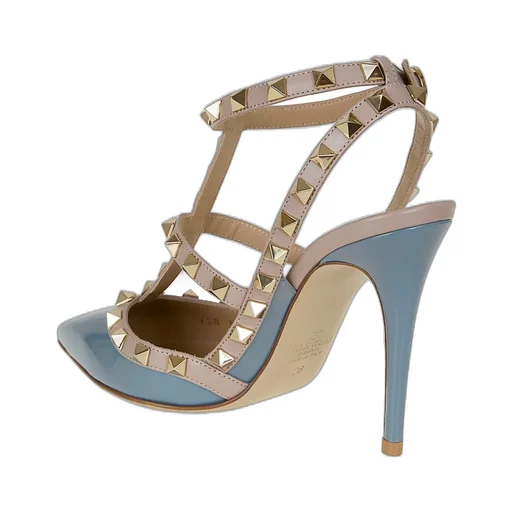 Valentino Garavani Rockstud Pointed Toe Caged Pumps