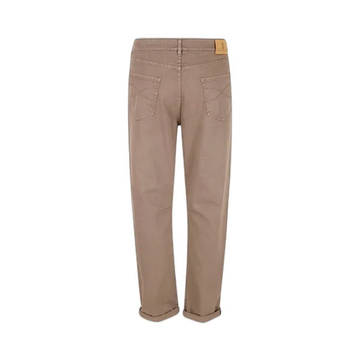 Brunello Cucinelli Logo-Patch Straight Leg Jeans