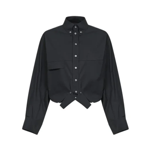 Mm6 Maison Margiela Mirrored Poplin Shirt