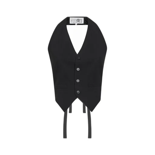 Mm6 Maison Margiela V-Neck Waistcoat