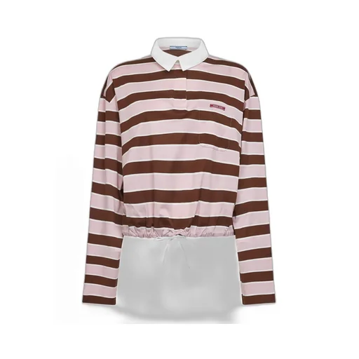 Collared Long-Sleeved Polo Shirt