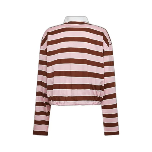 Collared Long-Sleeved Polo Shirt