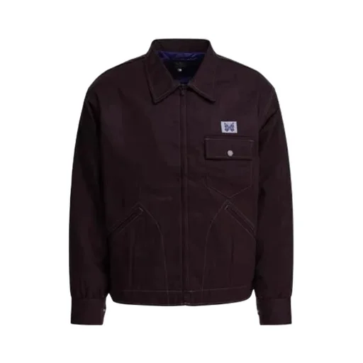 Needles Zipped Logo Patch Jacket