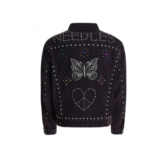 Needles Embellished Buttoned Corduroy Jacket