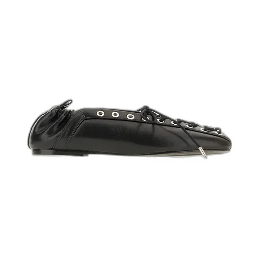 Lace-Up Ballet Shoes