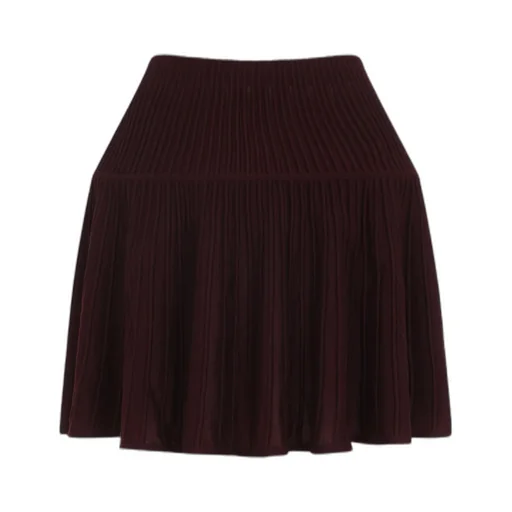 Alaa Crinoline Pleated Mini Skirt
