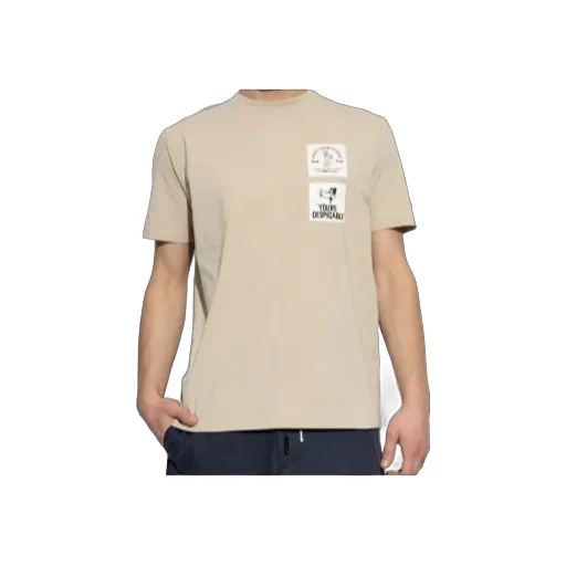 Iceberg Logo Patch Crewneck T-Shirt