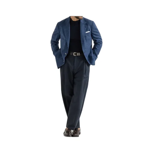 Prince Of Wales Patch-Pocket Blazer