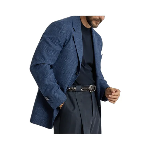 Prince Of Wales Patch-Pocket Blazer