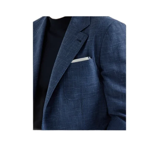 Prince Of Wales Patch-Pocket Blazer