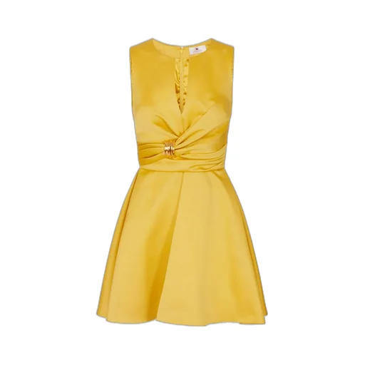 Elisabetta Franchi Duchess Satin Dress